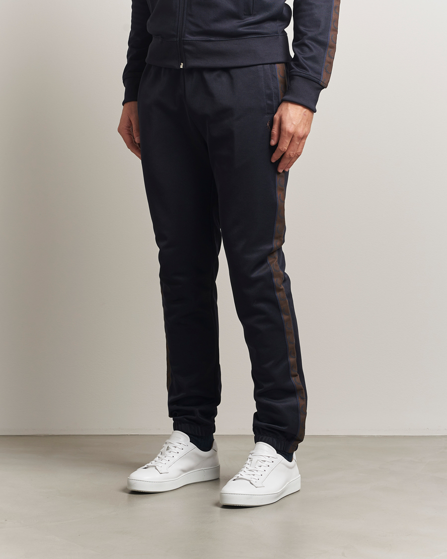 Hombres | Pantalones | Fred Perry | Taped Track Pants Navy