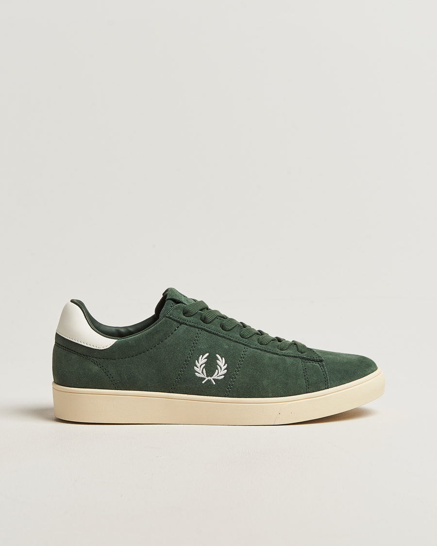 Hombres | Zapatillas | Fred Perry | Spencer Suede Sneaker Court Green