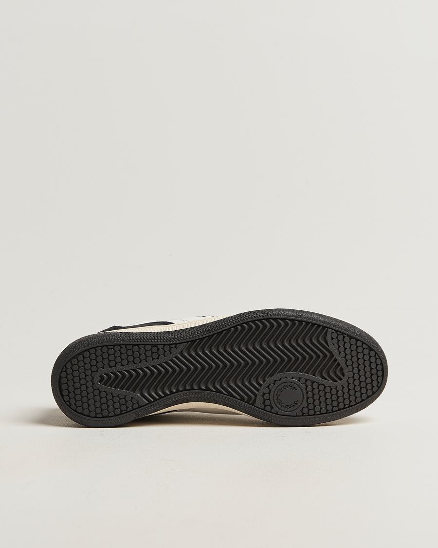 Hombres | Zapatillas | Fred Perry | B11 Leather/Suede Sneaker Snow White/Navy