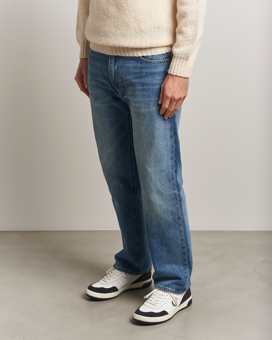 Hombres | Zapatillas | Fred Perry | B11 Leather/Suede Sneaker Snow White/Navy