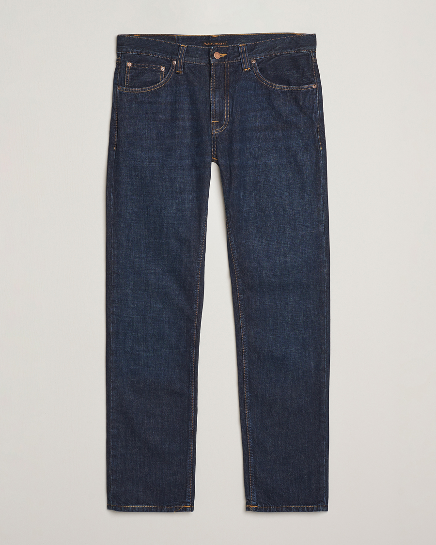 Hombres | Pantalones | Nudie Jeans | Gritty Jackson Jeans Aged Indigo