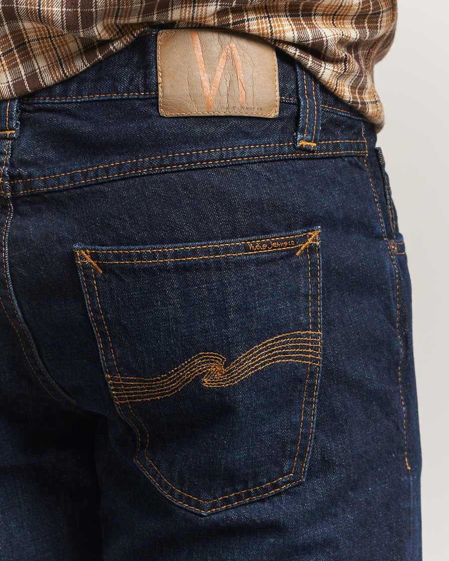Hombres | Vaqueros | Nudie Jeans | Gritty Jackson Jeans Aged Indigo