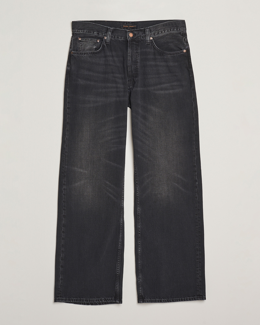 Hombres | Camisas | Nudie Jeans | Loud Larry Jeans Black Storm