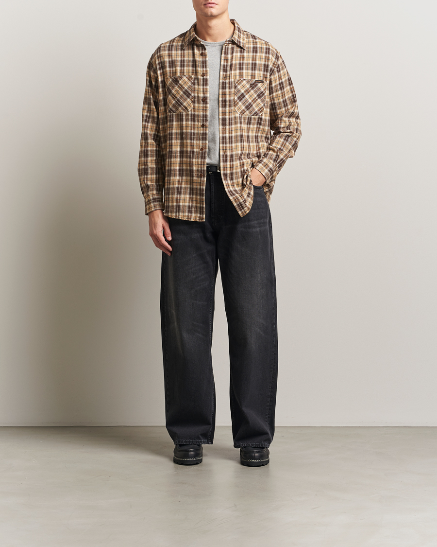 Hombres | Camisas | Nudie Jeans | Loud Larry Jeans Black Storm