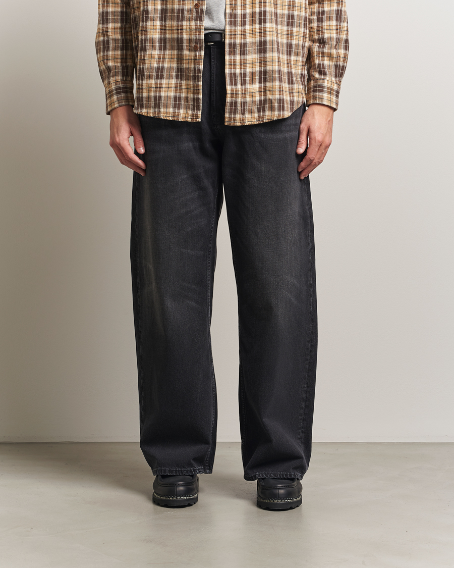 Hombres | Camisas | Nudie Jeans | Loud Larry Jeans Black Storm