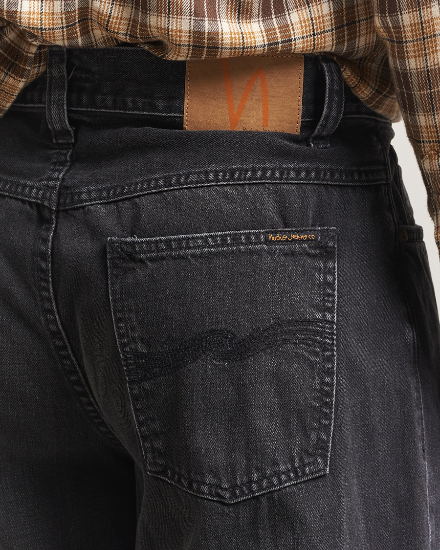Hombres | Camisas | Nudie Jeans | Loud Larry Jeans Black Storm