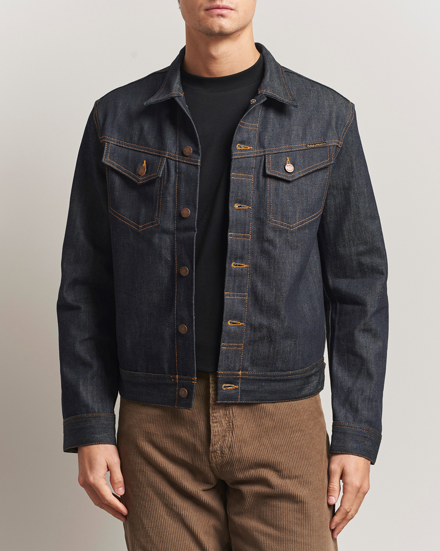 Hombres | Abrigos y chaquetas | Nudie Jeans | Conny Denim Jacket Sunburns Blue