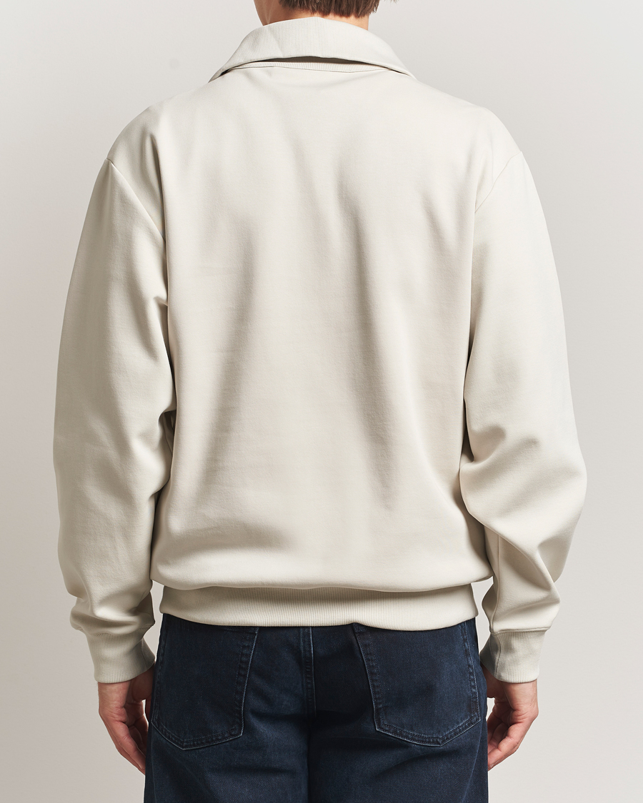 Hombres | Jerséis y prendas de punto | J.Lindeberg | Callan Jersey Half Zip Moonbeam