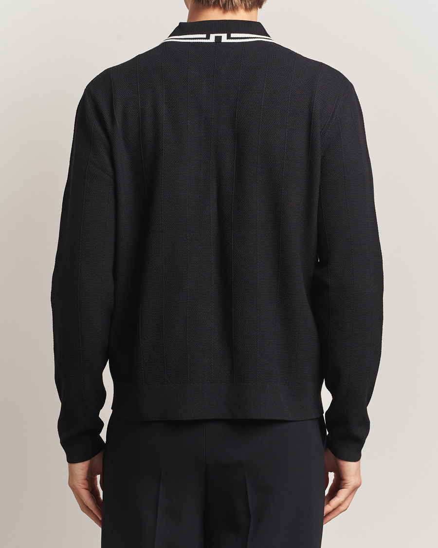 Hombres | Jerséis y prendas de punto | J.Lindeberg | Willem Structured Cardigan Black