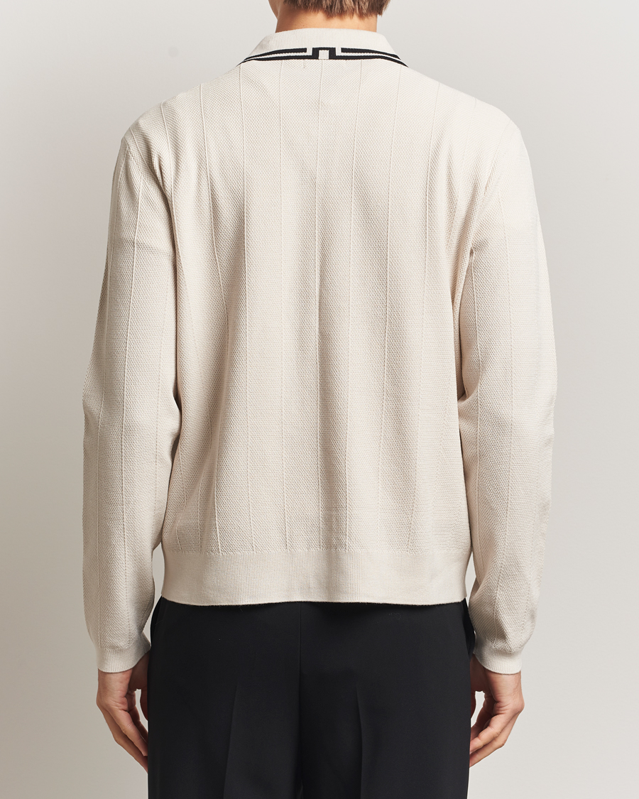 Hombres | Jerséis y prendas de punto | J.Lindeberg | Willem Structured Cardigan Moonbeam
