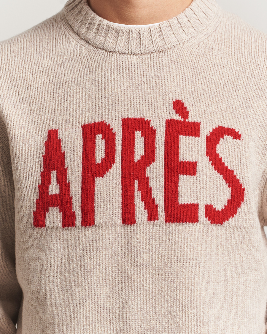 Hombres | Jerséis y prendas de punto | J.Lindeberg | Fabian Graphic Knitted Sweater Moonbeam