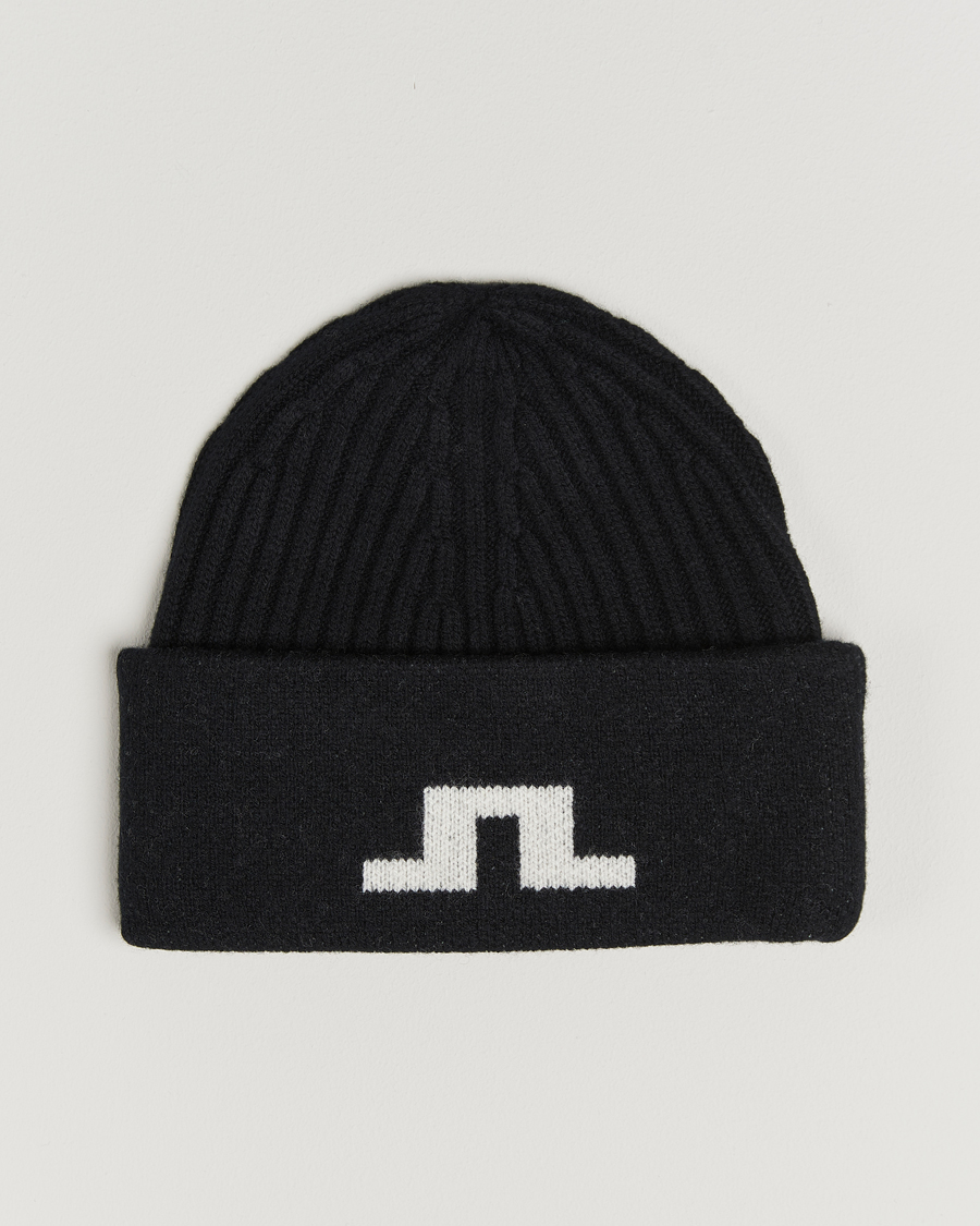Hombres | Gorros | J.Lindeberg | Arther Graphic Beanie Black