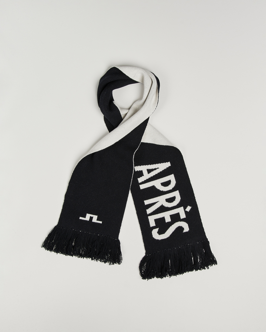 Hombres | Bufandas | J.Lindeberg | Jasper Graphic Scarf Black