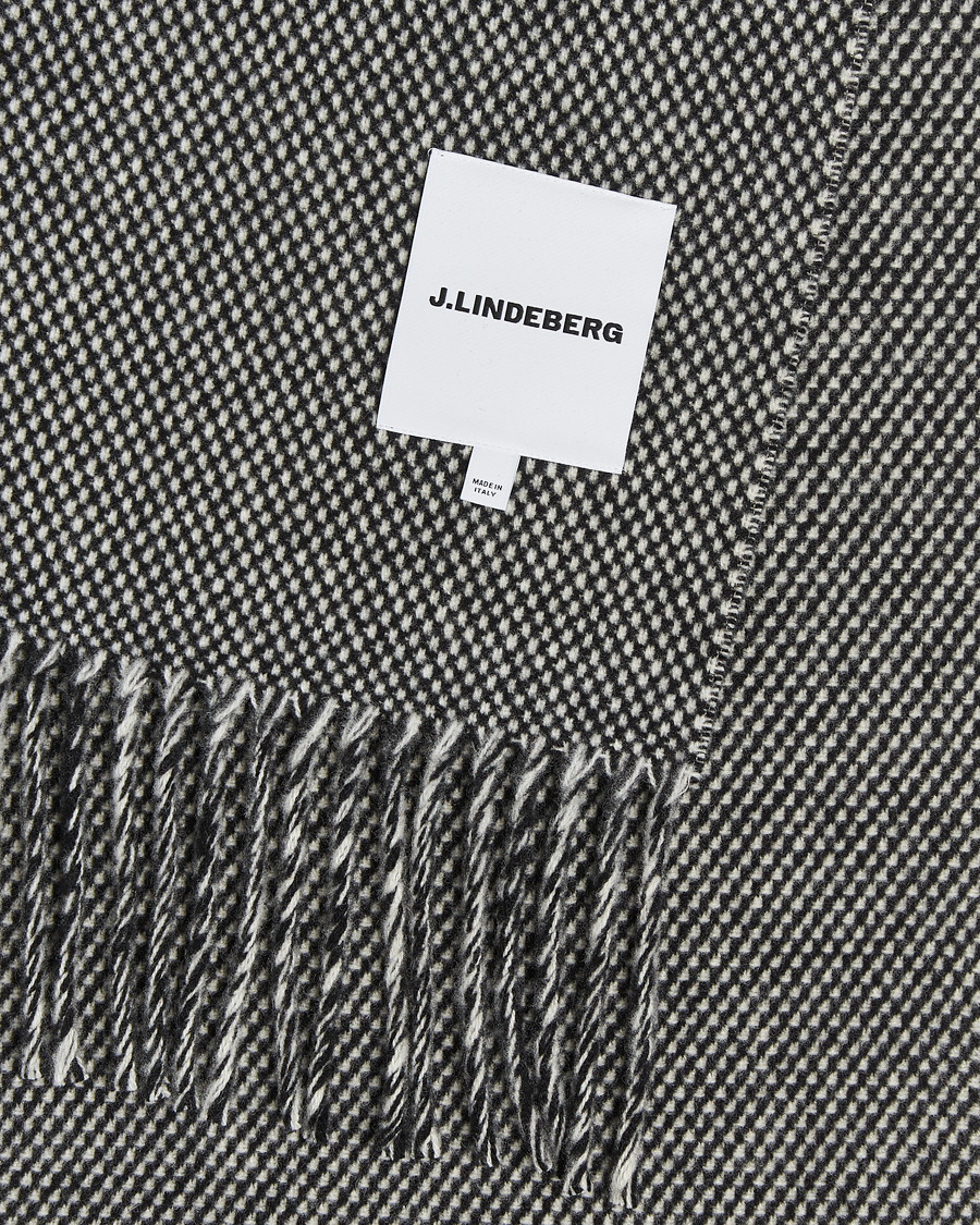 Hombres | Bufandas | J.Lindeberg | Jared Scarf Black Melange