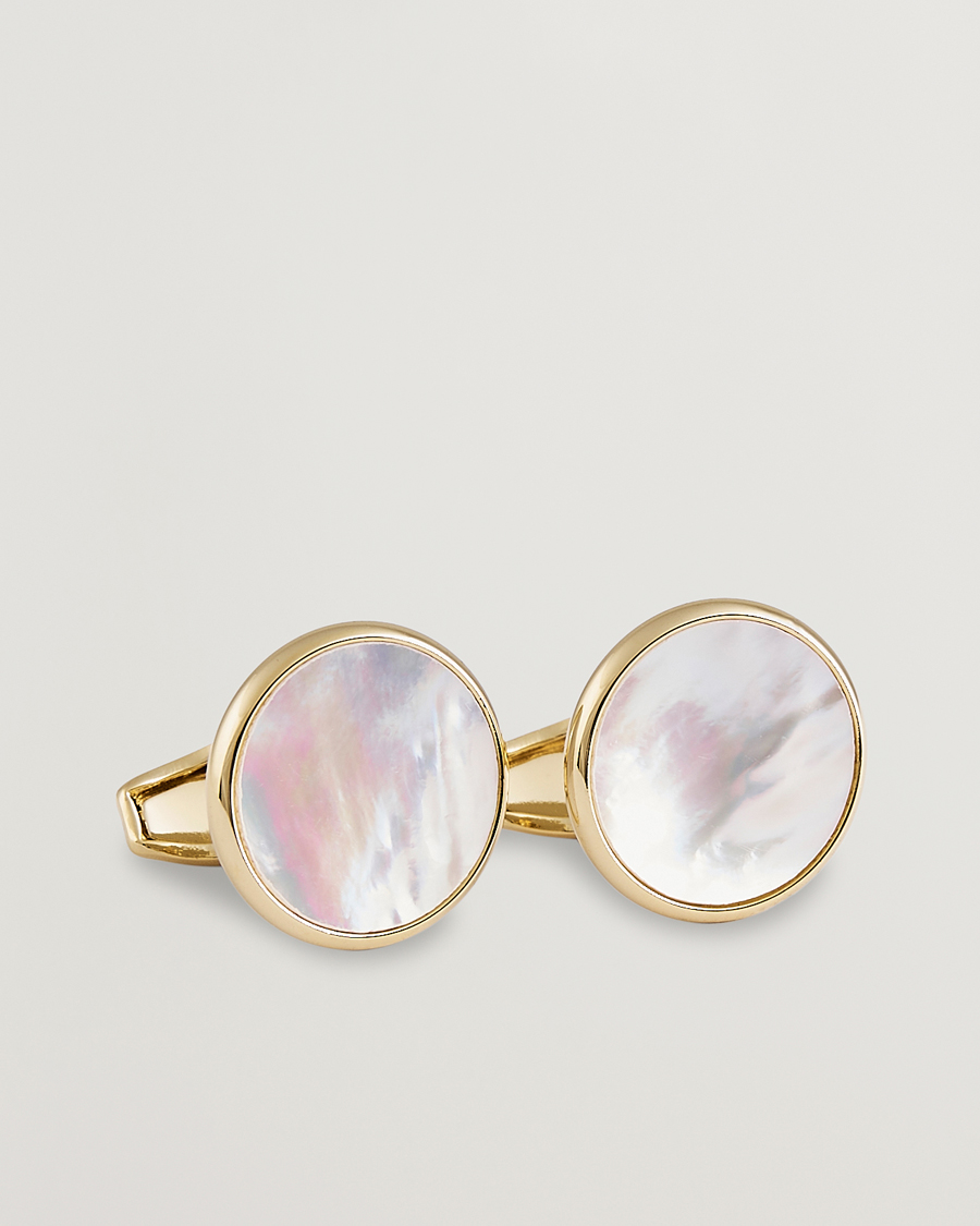 Hombres | Gemelos | Amanda Christensen | Cufflink & Shirt Studs Set Gold