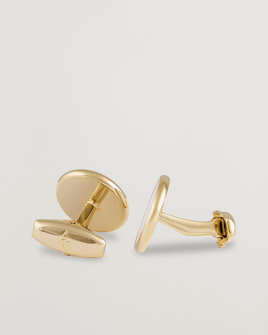 Hombres | Gemelos | Amanda Christensen | Cufflink & Shirt Studs Set Gold