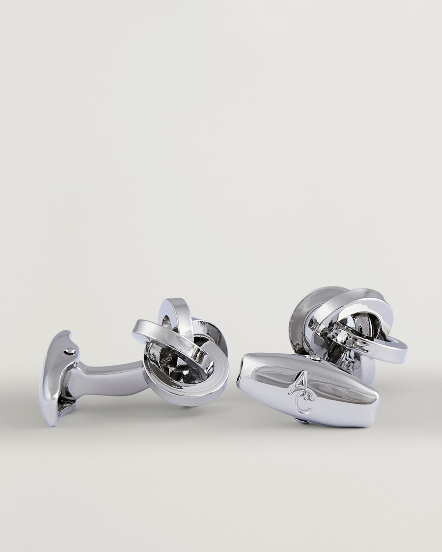 Hombres | Gemelos | Amanda Christensen | Knot Cufflink Silver