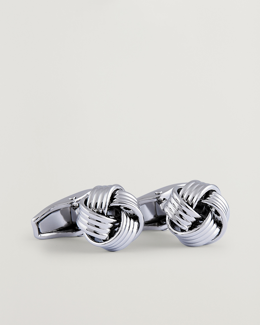 Hombres | Gemelos | Amanda Christensen | Knot Cufflink Silver