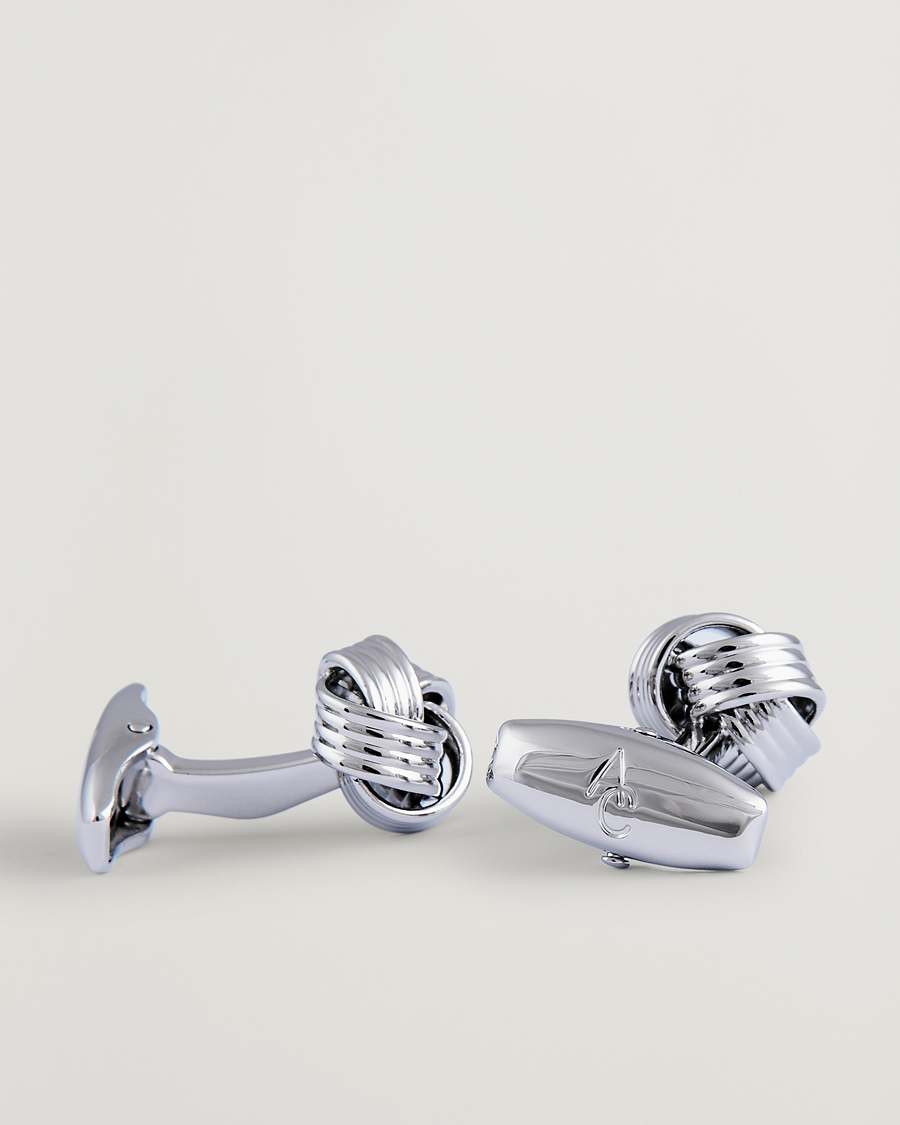 Hombres | Gemelos | Amanda Christensen | Knot Cufflink Silver