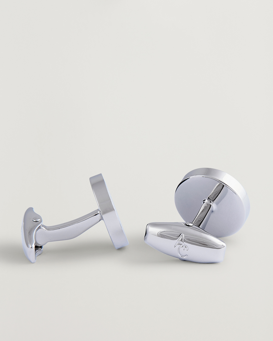 Hombres | Gemelos | Amanda Christensen | Classic Cufflink Silver/Black