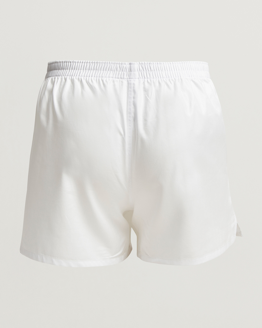 Hombres | Ropa interior y calcetines | Falke | Cotton Woven Boxer Shorts White