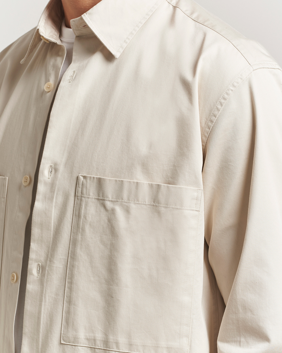 Hombres | Camisas | NN07 | Freddy Tencel Workwear Shirt Ivory