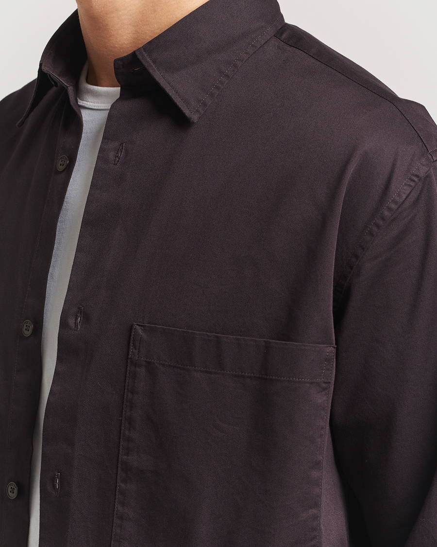 Hombres | Camisas | NN07 | Freddy Tencel Workwear Shirt Dusky Port