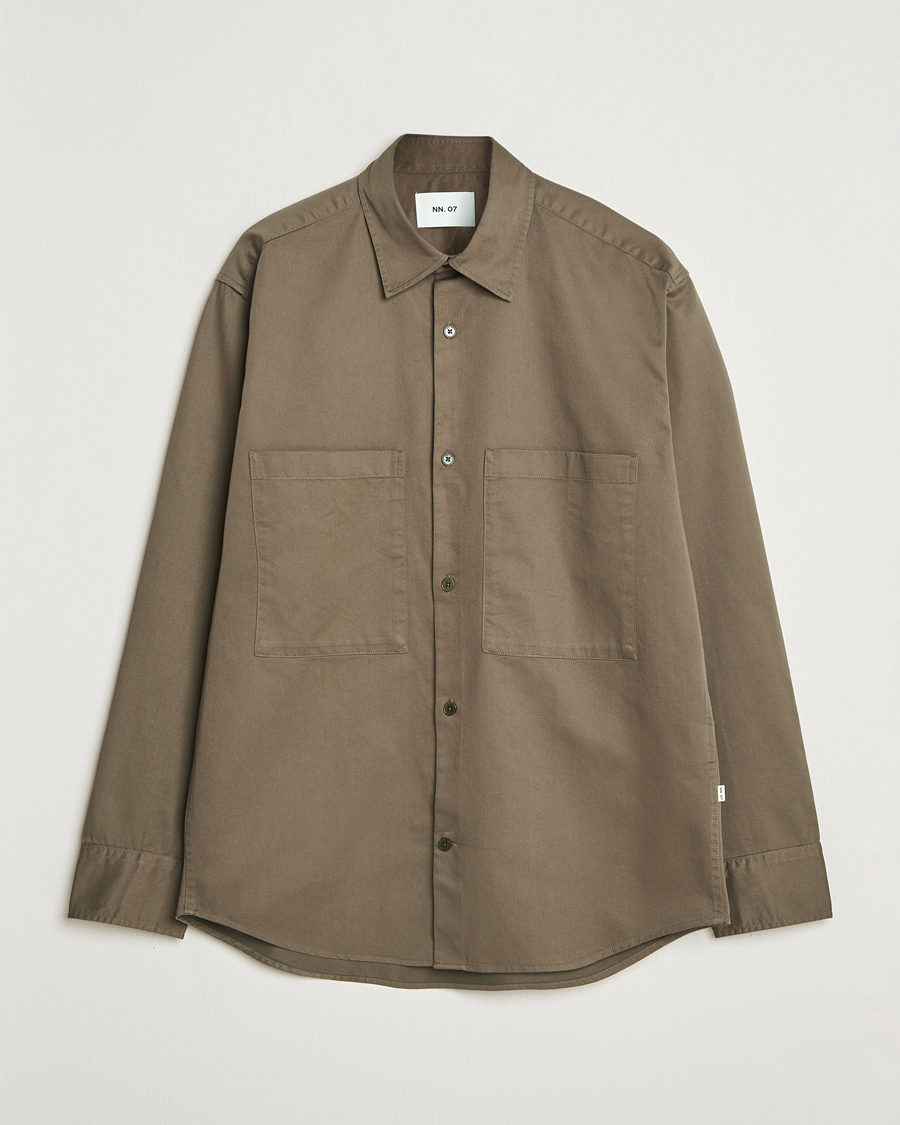Hombres | Camisas | NN07 | Freddy Tencel Workwear Shirt Mable Husk