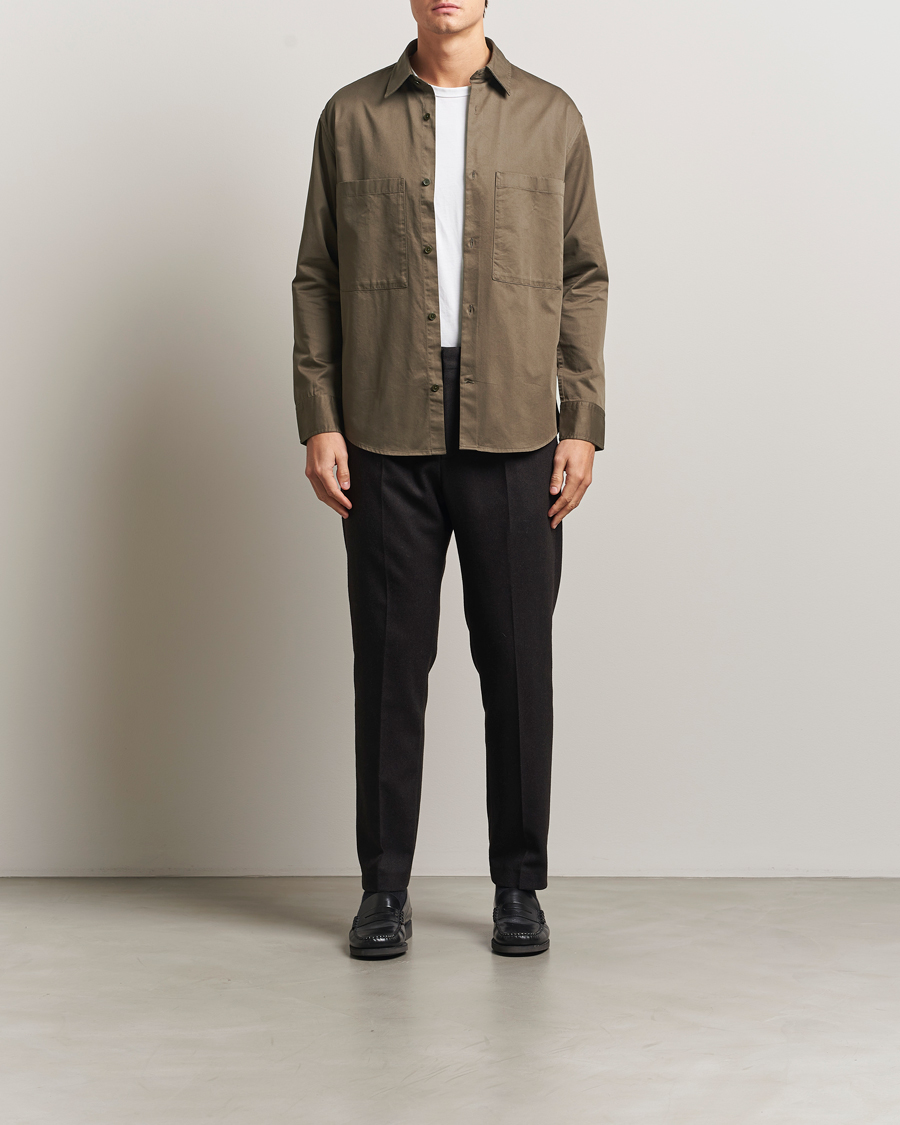 Hombres | Camisas | NN07 | Freddy Tencel Workwear Shirt Mable Husk