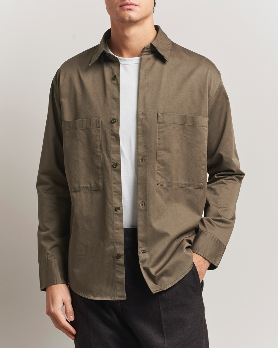 Hombres | Camisas | NN07 | Freddy Tencel Workwear Shirt Mable Husk