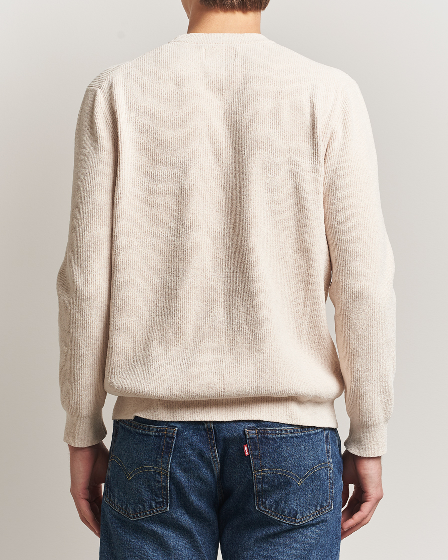 Hombres | Jerséis y prendas de punto | NN07 | Danny Rib Knitted Crew Neck Ivory