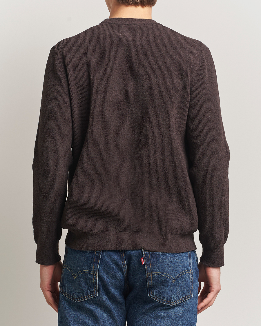 Hombres | Jerséis y prendas de punto | NN07 | Danny Rib Knitted Crew Neck Dusky Port