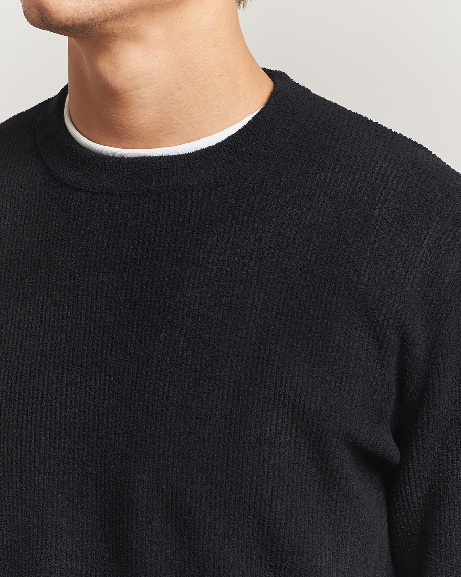 Hombres | Jerséis y prendas de punto | NN07 | Danny Rib Knitted Crew Neck Black