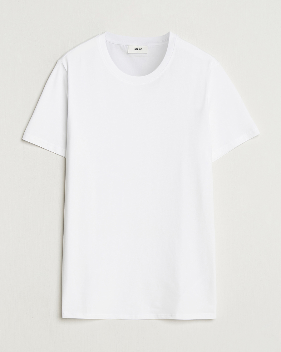 Hombres | Camisetas | NN07 | Percy Crew Neck T-Shirt White