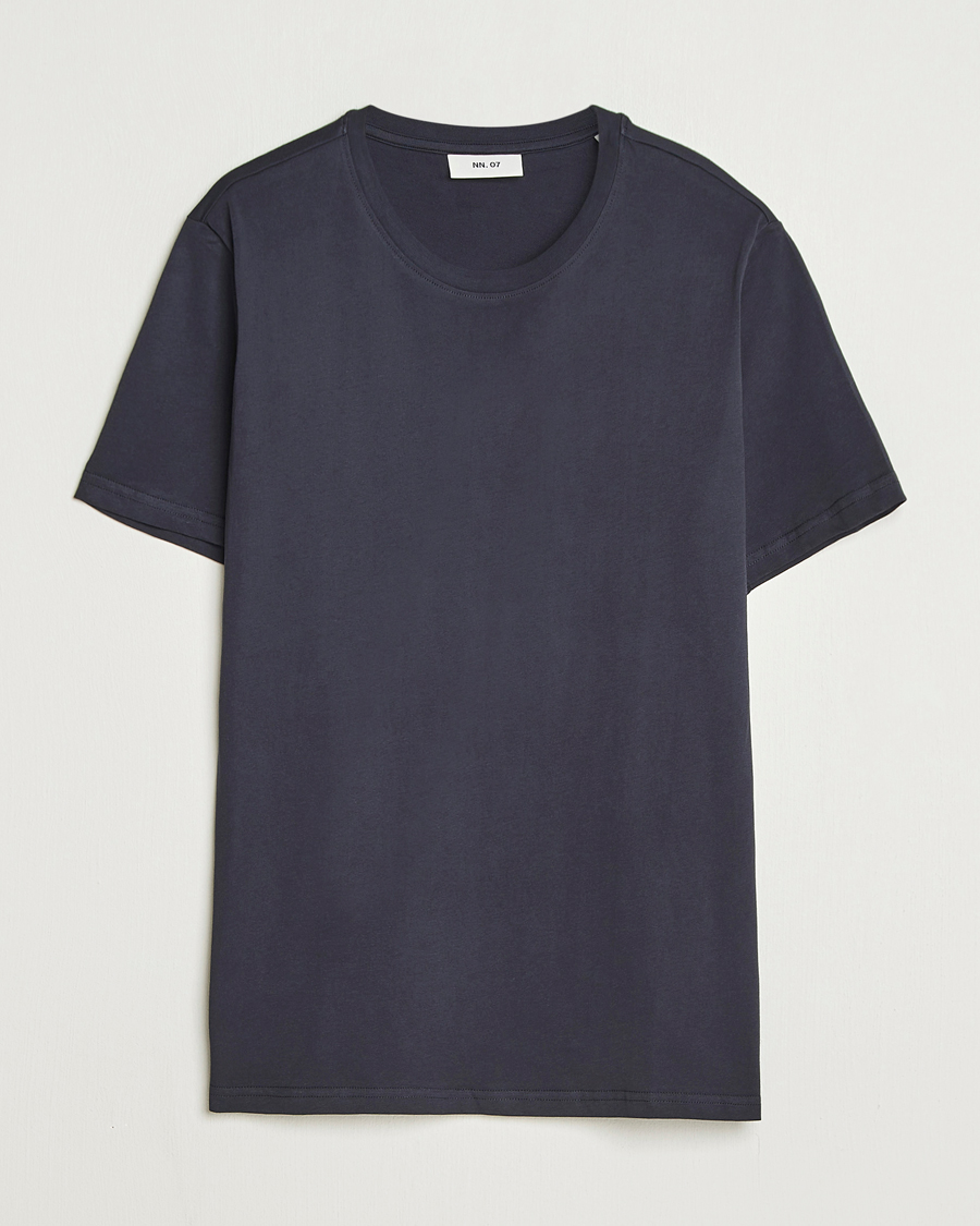 Hombres | Camisetas | NN07 | Percy Crew Neck T-Shirt Deep Navy