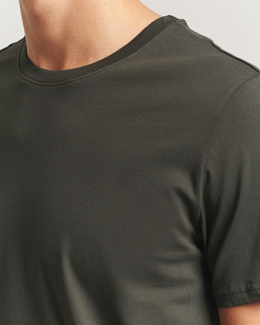 Hombres | Camisetas | NN07 | Percy Crew Neck T-Shirt Dark Army