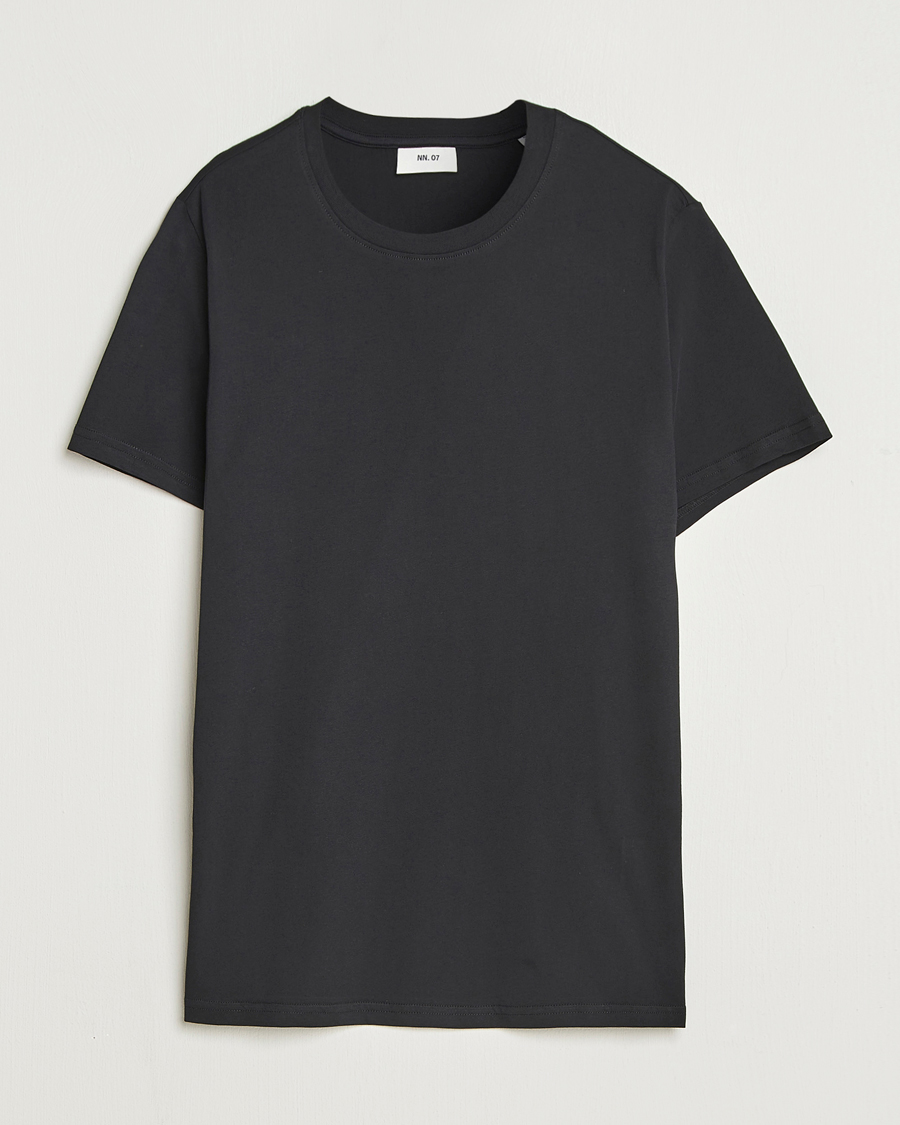 Hombres | Camisetas | NN07 | Percy Crew Neck T-Shirt Black