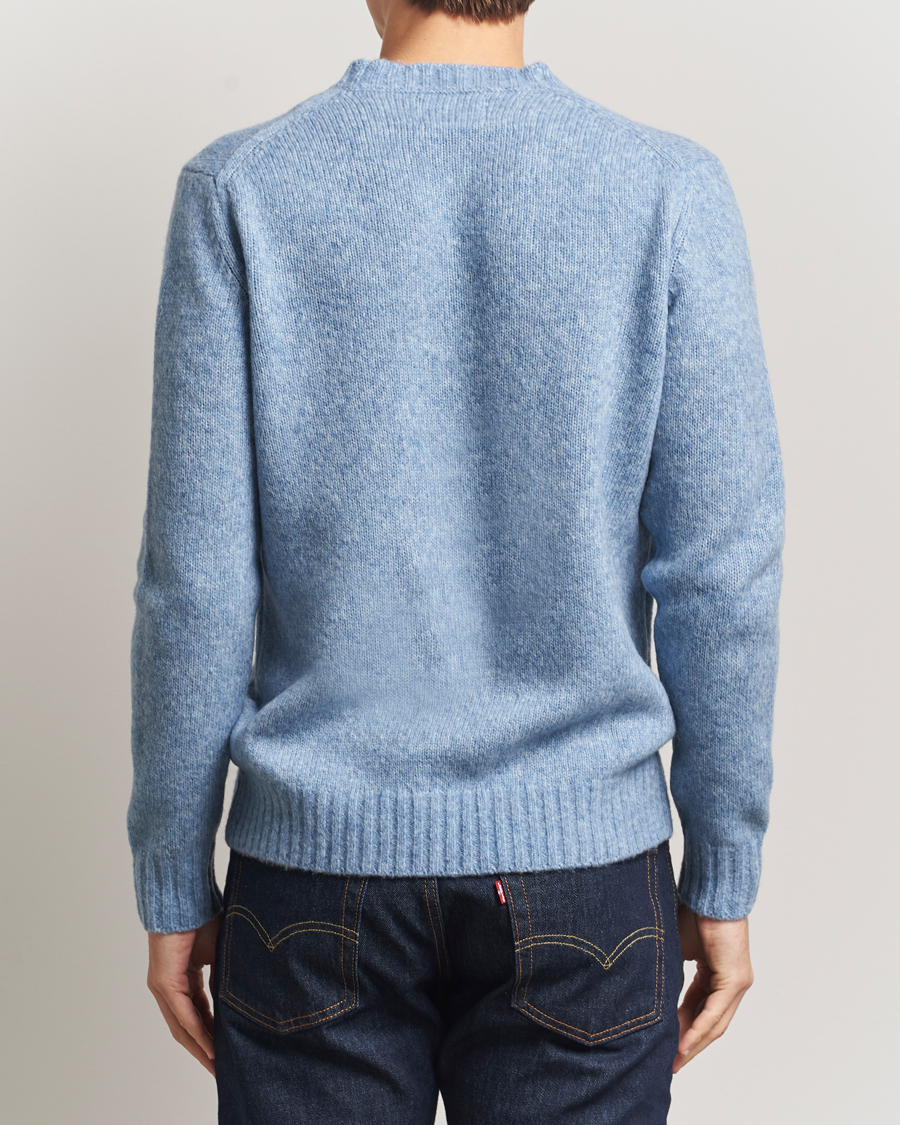 Hombres | Jerséis y prendas de punto | NN07 | Lee Wool Knitted Sweater Denim Blue