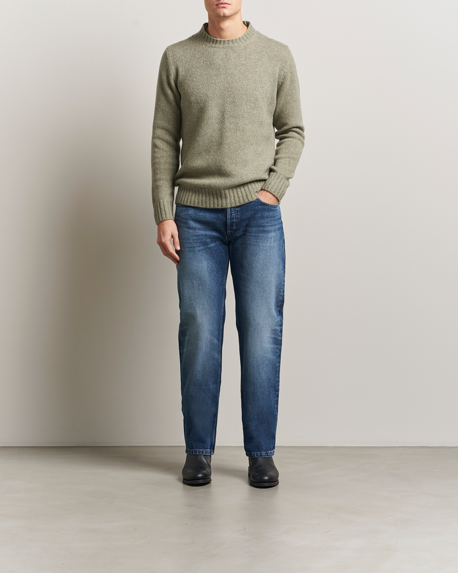 Hombres | Jerséis y prendas de punto | NN07 | Lee Wool Knitted Sweater Valley Green
