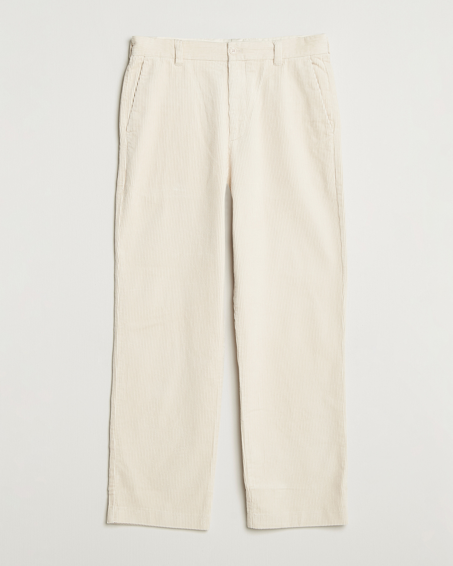 Hombres | Pantalones | NN07 | Paw Relaxed Fit Corduroy Trousers Ivory