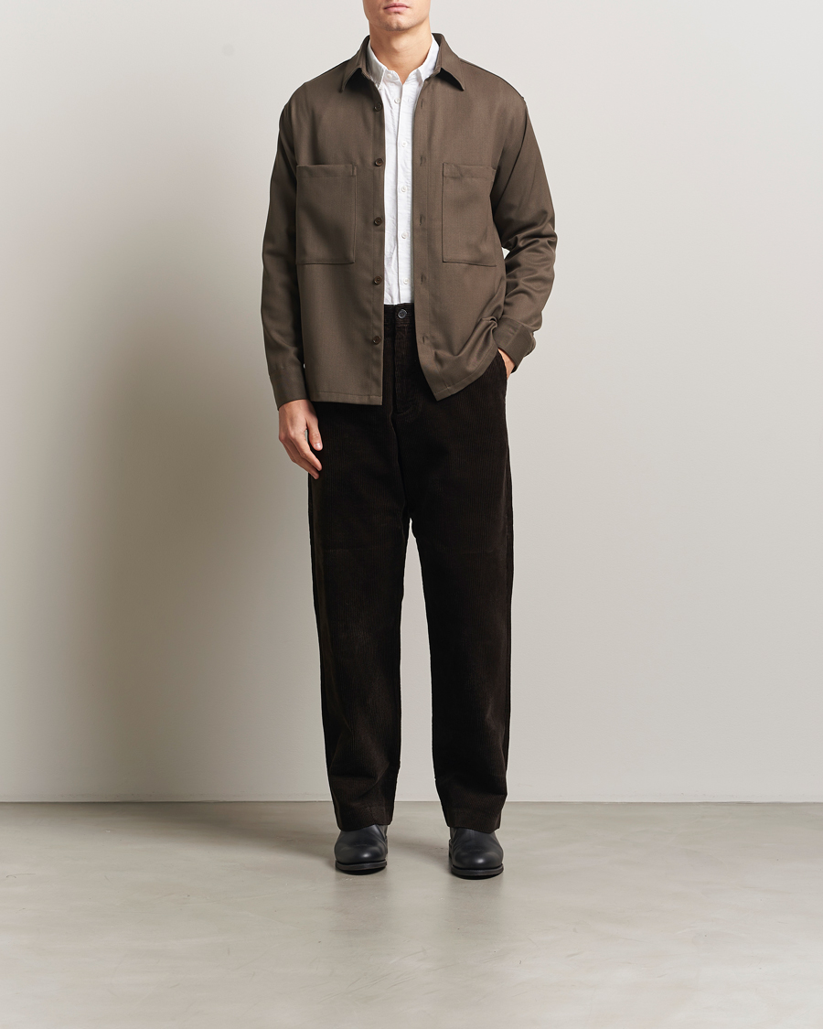 Hombres | Pantalones | NN07 | Paw Relaxed Fit Corduroy Trousers Demitasse Brown