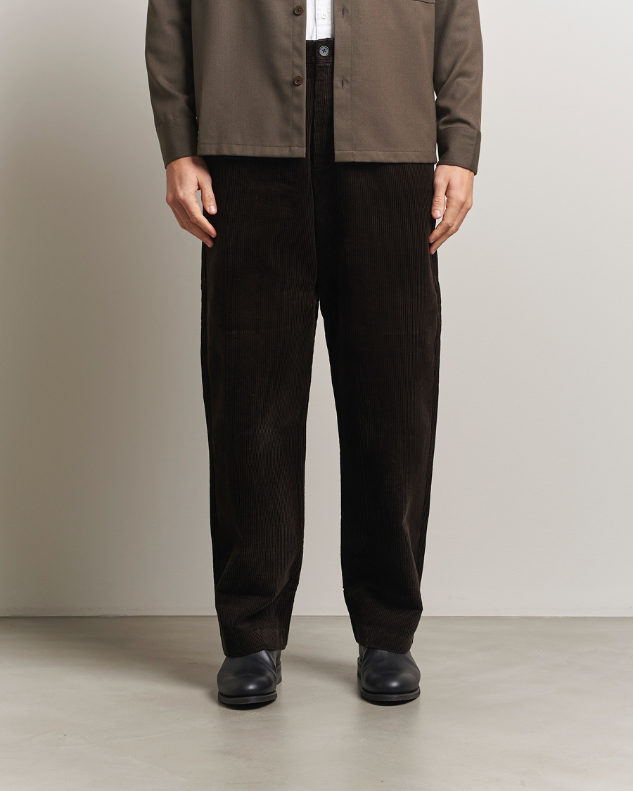Hombres | Pantalones | NN07 | Paw Relaxed Fit Corduroy Trousers Demitasse Brown