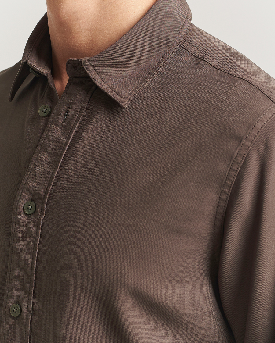 Hombres | Camisas | NN07 | Colby Viscose Shirt Mable Husk
