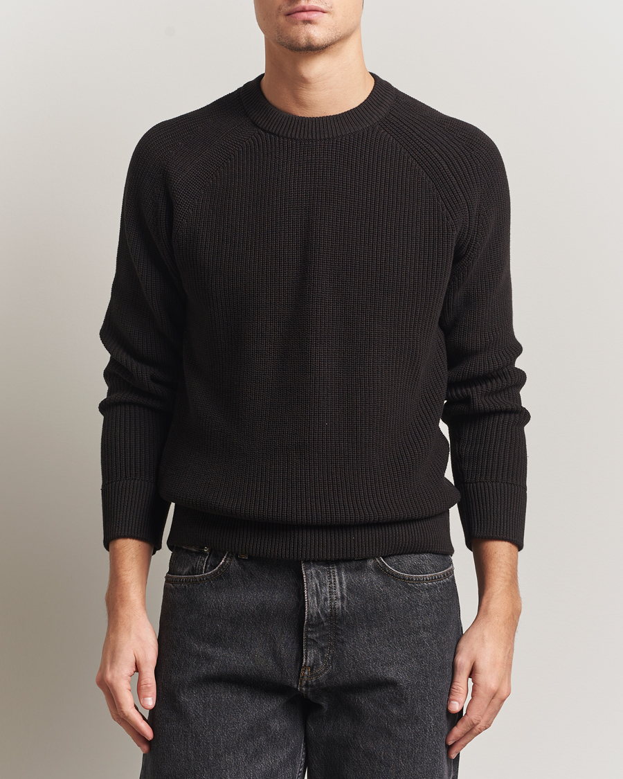 Hombres | Jerséis y prendas de punto | NN07 | Jacobo Cotton Knitted Sweater Dusky Port