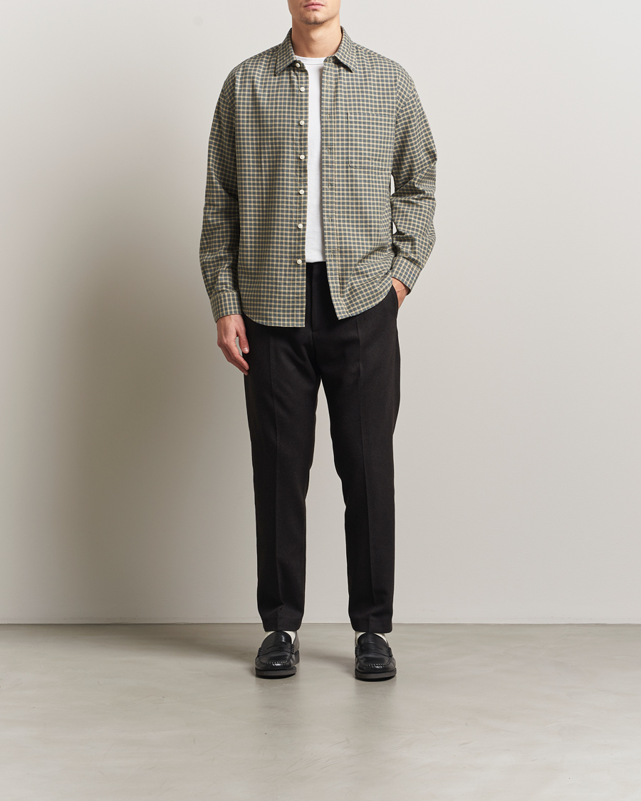 Hombres | Camisas | NN07 | Deon Flannel Checked Shirt Coral