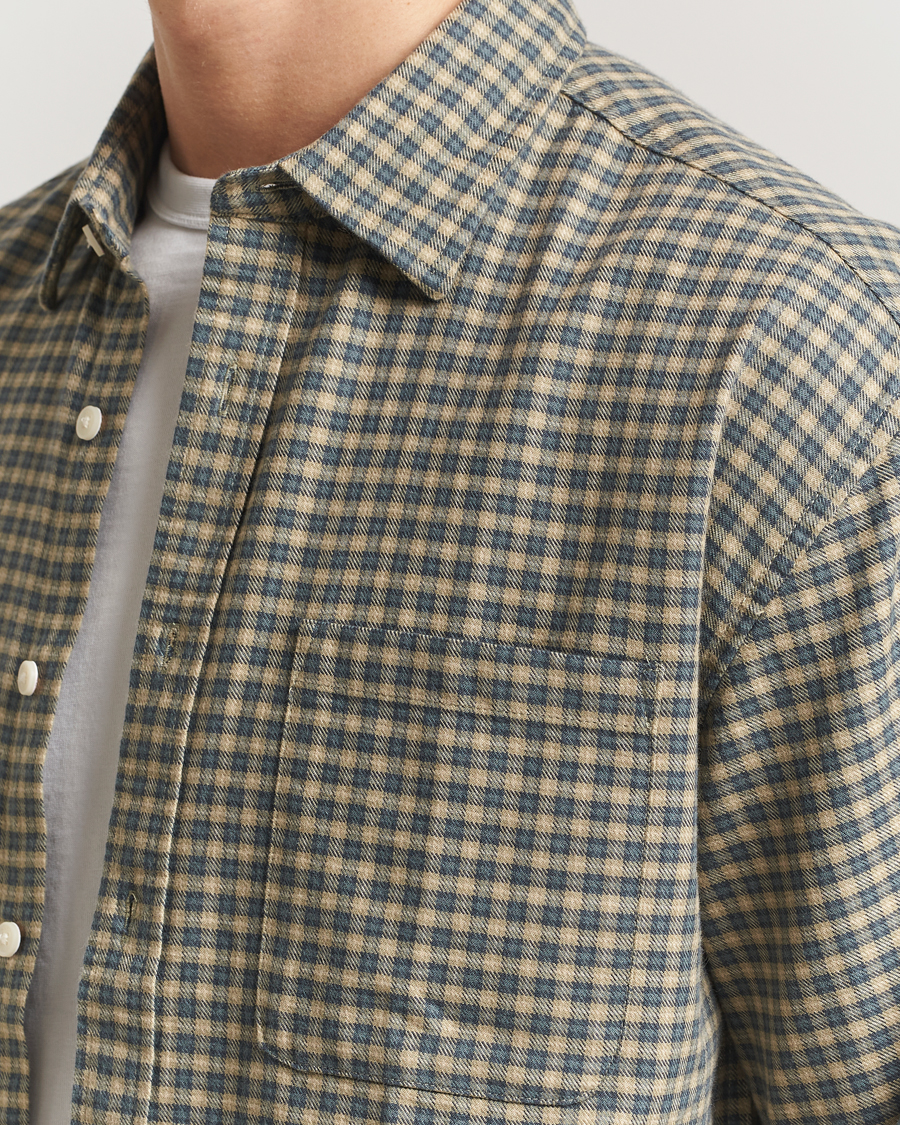 Hombres | Camisas | NN07 | Deon Flannel Checked Shirt Coral