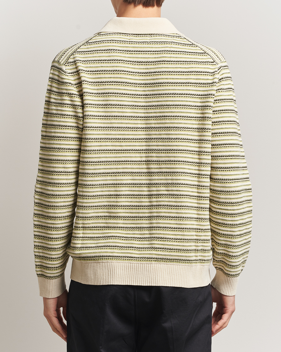 Hombres | Jerséis y prendas de punto | NN07 | Jackie Structured Knitted Cardigan Ivory Multi