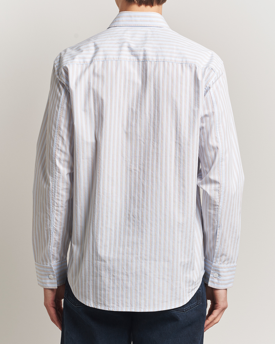 Hombres | Camisas | NN07 | Freddy Striped Poplin Shirt Multi