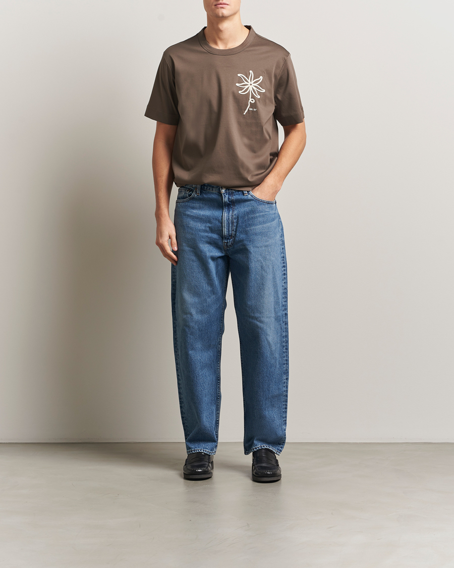 Hombres | Camisetas | NN07 | Pedro Embroidered T-Shirt Mable Husk