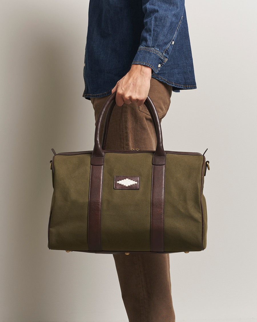 Hombres | Bolsos | Pampeano | Varon Small Canvas Weekend Bag Forest